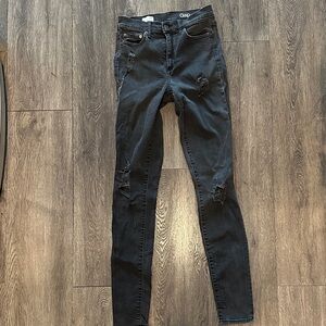 GAP Women's Dark Gray Skinny Jeans | Tall 34” inseam